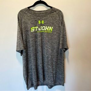 Under Armour Men’s St.John Heat Gear Short Sleeve T Shirt size 2XL